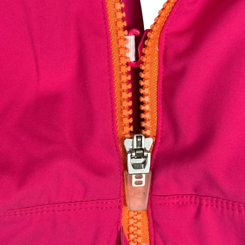 Outdoor Voices Powerhouse Bra Sz S/M D Cup Pink High Support Zip Front - Picture 5 of 9
